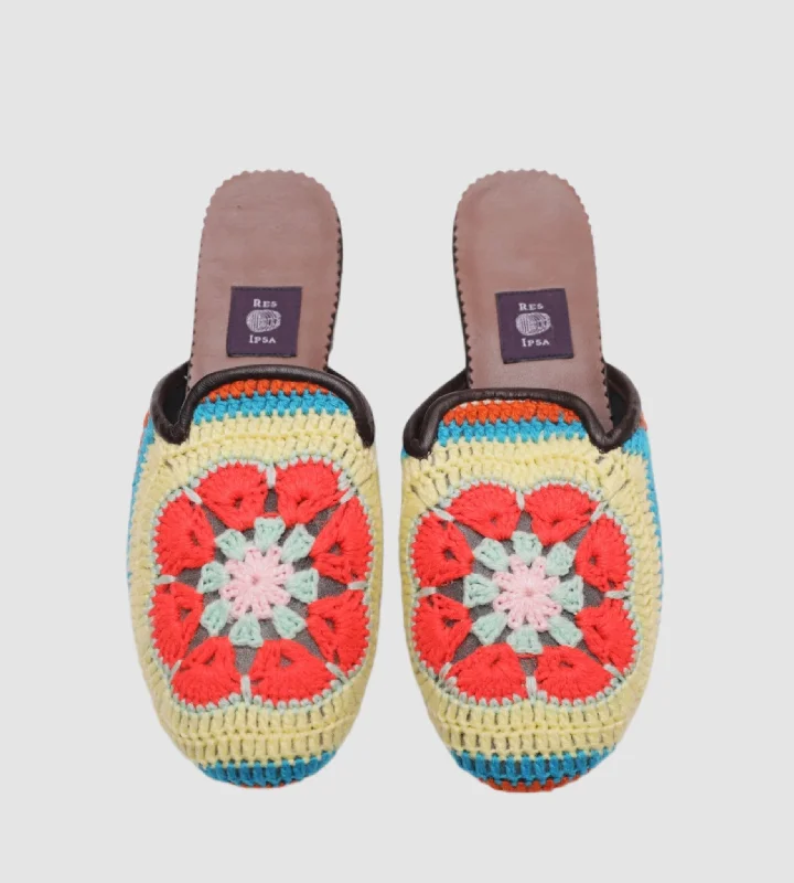 Women's Crochet Mule Size 10